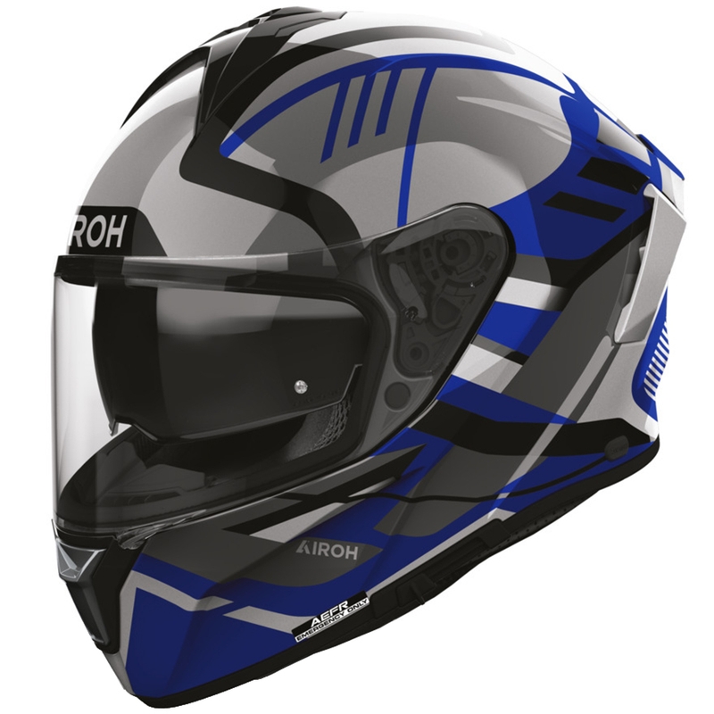 Airoh Spark 2 Luma full face motorcykelhjelm blå