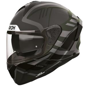 Airoh Spark 2 Luma fullface motorcykelhjelm, matgrøn
