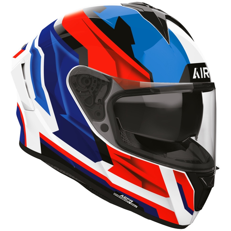 Airoh Spark 2 Blade fullface motorcykelhjelm blå-rød