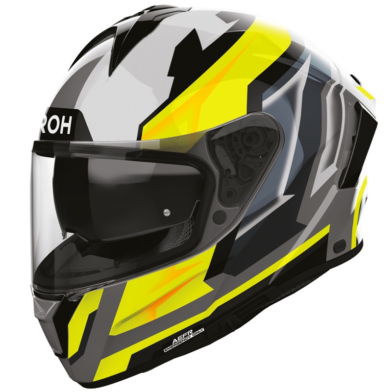 Airoh Spark 2 Blade full face motorcykelhjelm gul