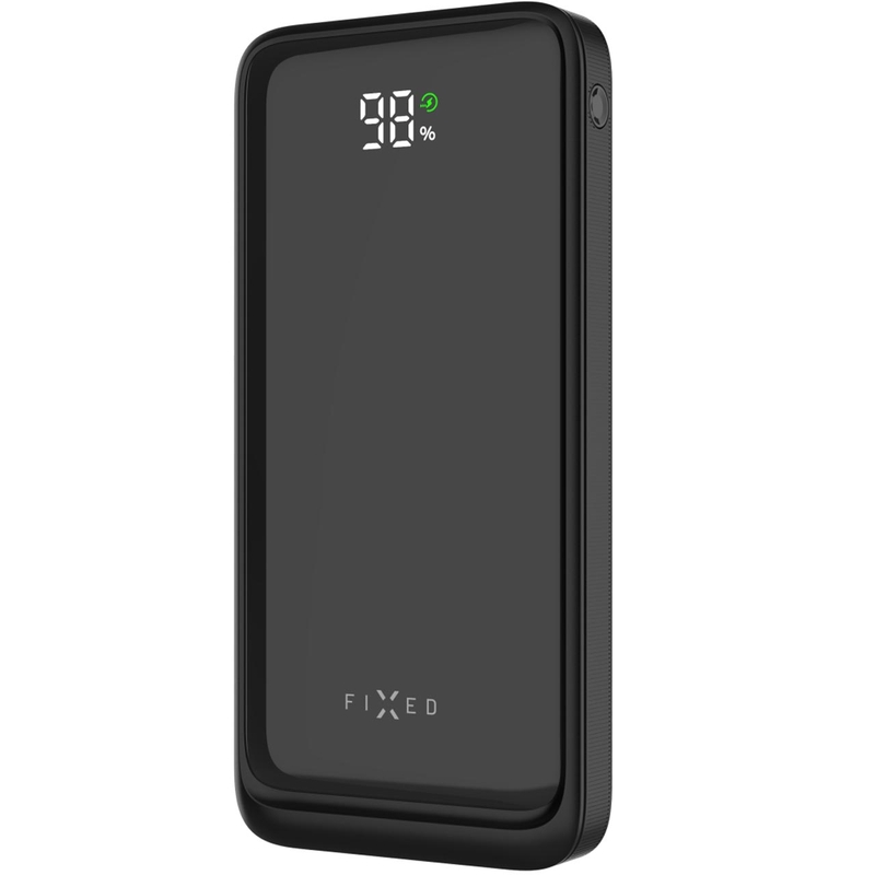 Powerbank Fixed Zen2 10 10.000 mAh PD 20 W med LCD-display sort