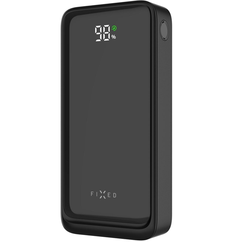 Powerbank FIXED Zen2 20 20.000 mAh PD 20 W med LCD-display sort