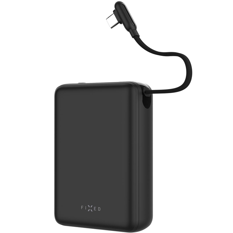 Powerbank FIXED Zen 20 Loop 20.000 mAh 40 W med LCD-display sort