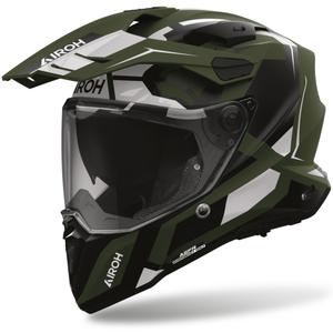Airoh Commander 2 Polar fullface motorcykelhjelm, matgrøn