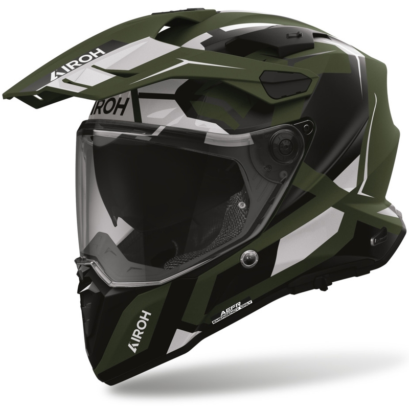 Airoh Commander 2 Polar fullface motorcykelhjelm, matgrøn