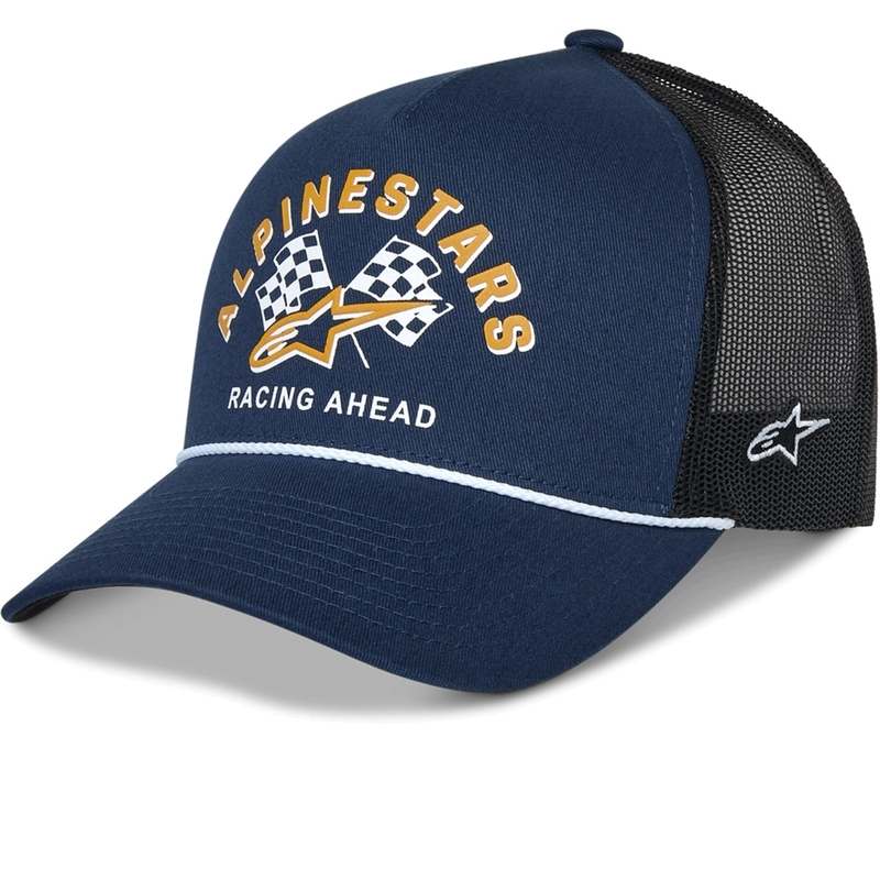 Alpinestars Finisher Trucker kasket, blå-sort