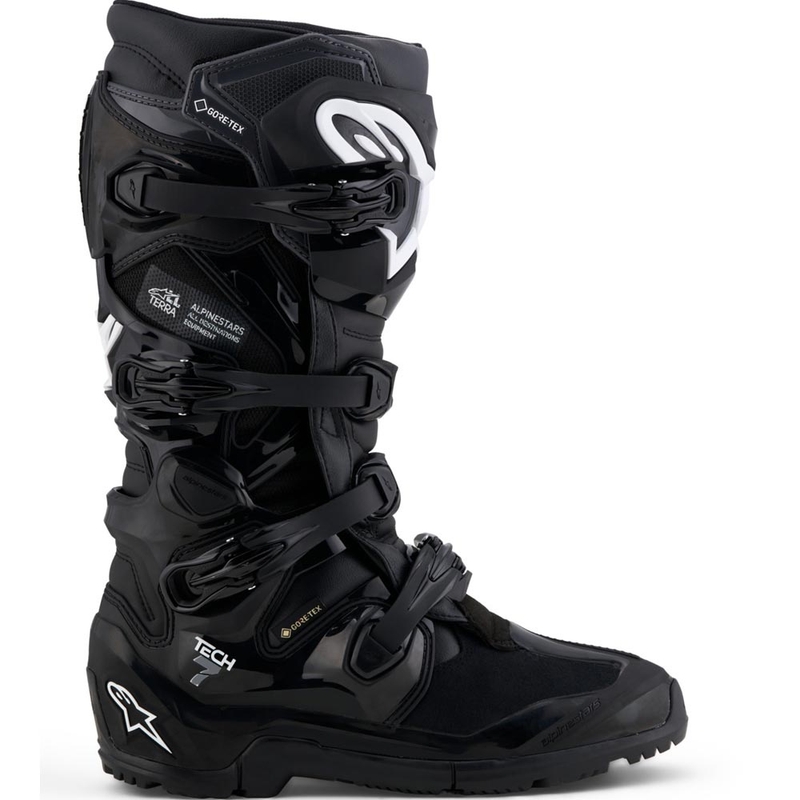 Motorcykelstøvler Alpinestars Tech 7 Enduro Gore-Tex®, Sort/Mørkegrå
