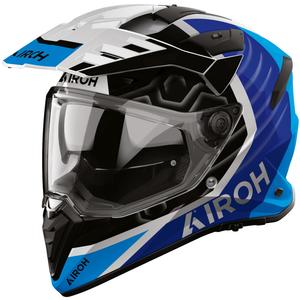 Enduro motorcykelhjelm Airoh BADX-X Cube blå