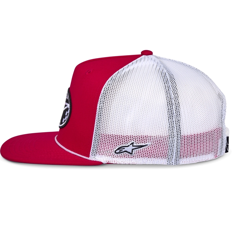 Alpinestars Contender Trucker Kasket rød-hvid