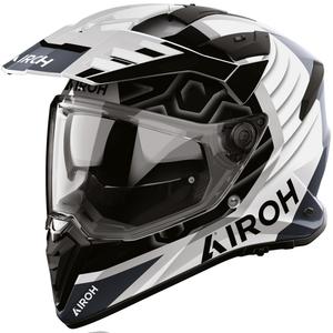 Enduro motorcykelhjelm Airoh BADX-X Cube grå