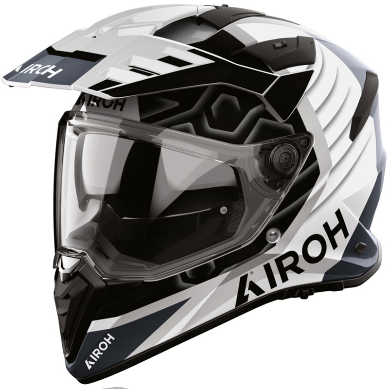 Enduro motorcykelhjelm Airoh BADX-X Cube grå
