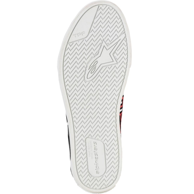 Alpinestars Ride-63 Canvas FQ20 Motorcykelstøvler Sort-Hvid-Rød