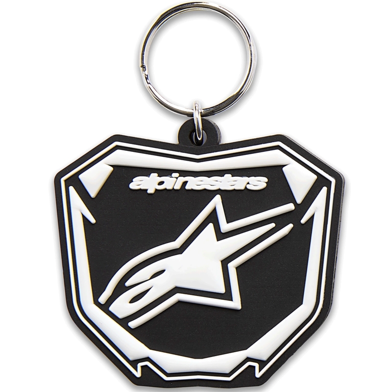 Alpinestars Plate nøglering sort/hvid