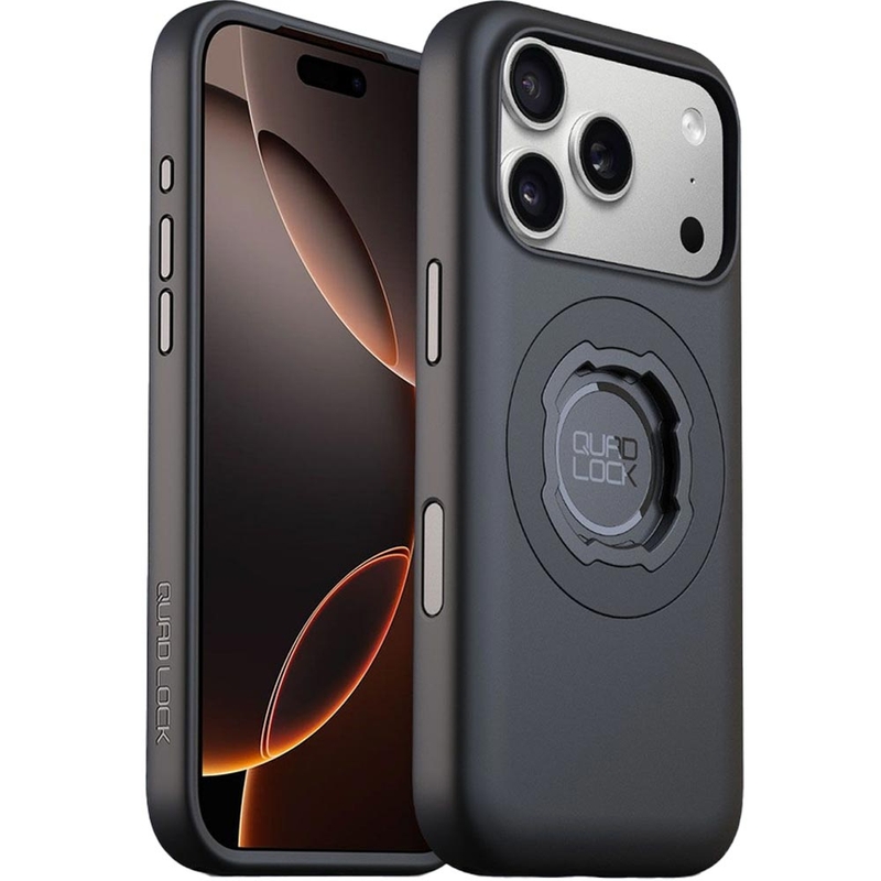 Quad Lock® MAG-cover til iPhone 18 Pro, sort