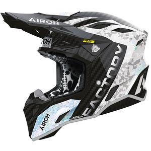 Airoh Aviator Factory Bitmap Carbon Motocross Hjelm Grå