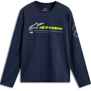 T-shirt Alpinestars Mandalory CSF Langærmet, Blå