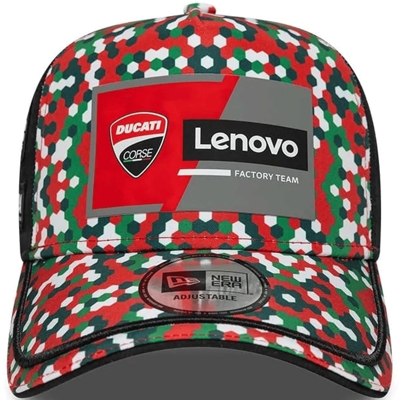 Ducati New Era Lenovo Mugello kasket sort-rød-flerfarvet