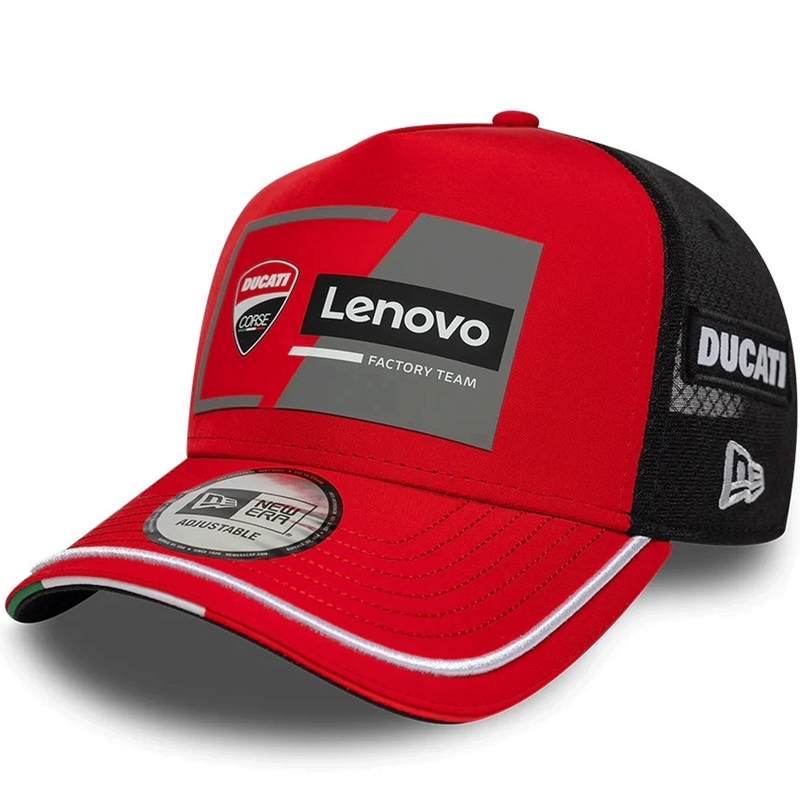 Ducati New Era Lenovo kasket sort-rød