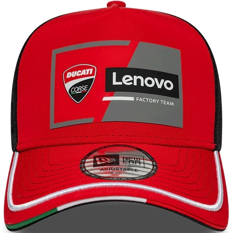 Ducati New Era Lenovo kasket sort-rød