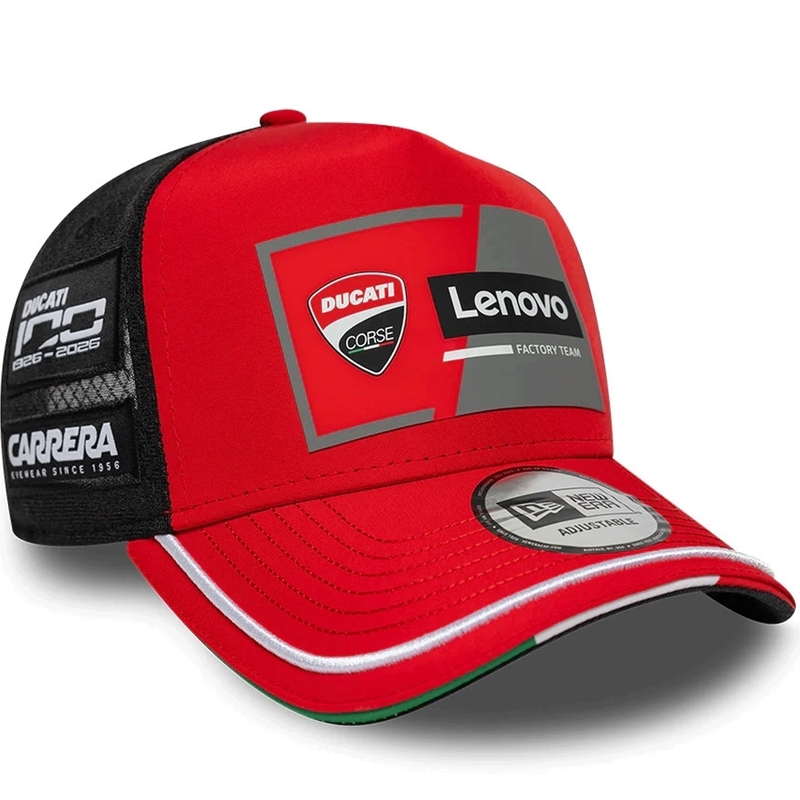 Ducati New Era Lenovo kasket sort-rød