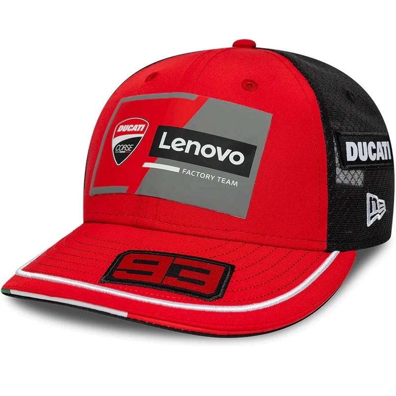 Ducati New Era Lenovo Marquez 93 kasket sort-rød