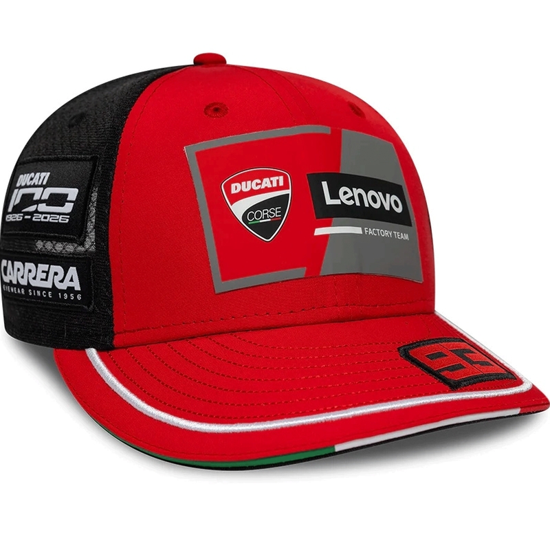 Ducati New Era Lenovo Marquez 93 kasket sort-rød