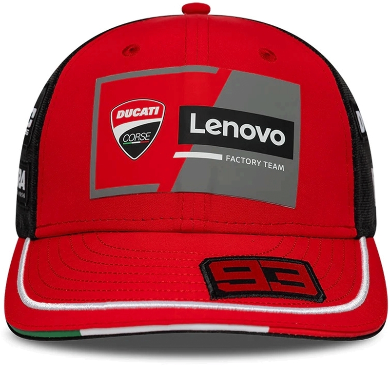 Ducati New Era Lenovo Marquez 93 kasket sort-rød