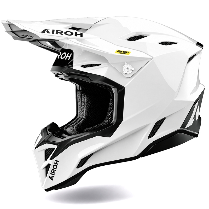 Airoh Aviator Factory Color motocross hjelm hvid