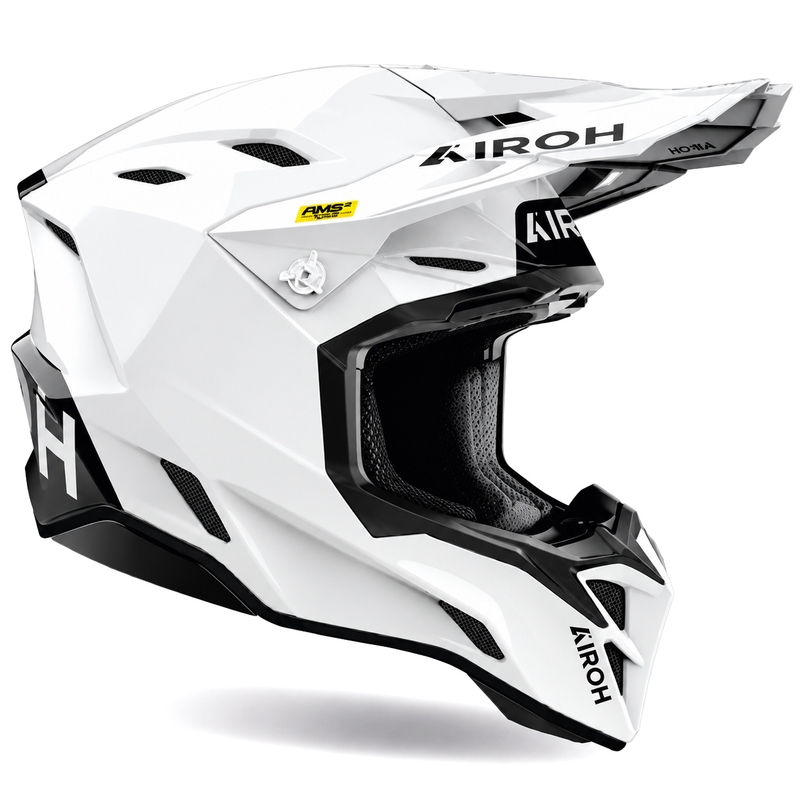 Airoh Aviator Factory Color motocross hjelm hvid