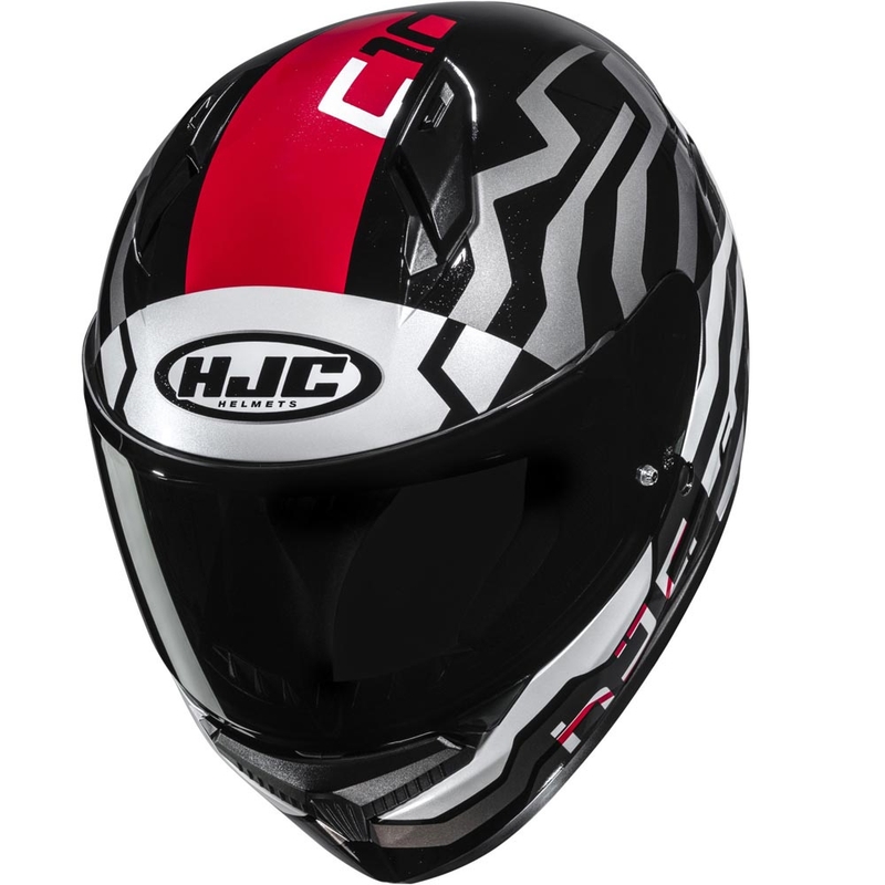 HJC C10 Blade MC1 integralhjelm sort-hvid-rød