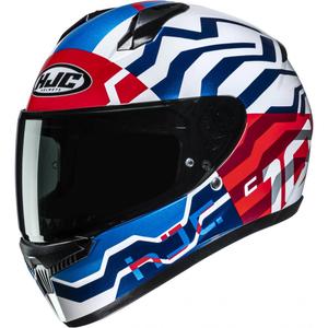 Integralhjelm HJC C10 Blade MC21 blå-rød-hvid