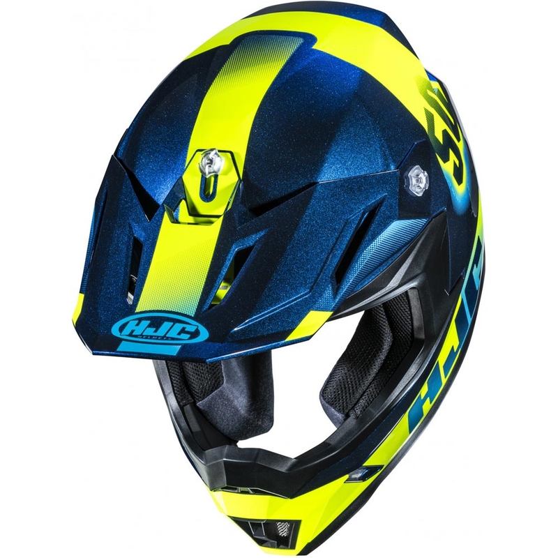 Motocross hjelm HJC C50 Dash MC2 blå-fluo gul