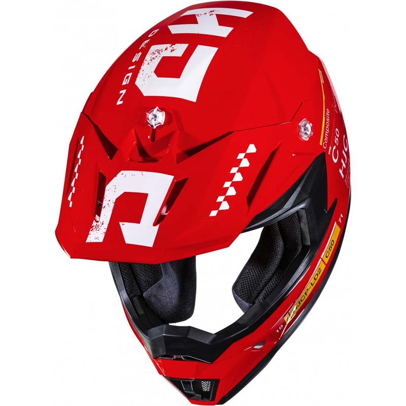 HJC C50 Tagg MC1 motocrosshjelm rød