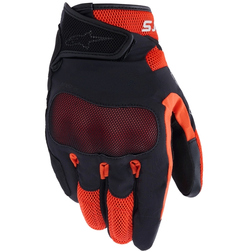 Alpinestars Mogress Airflow motorcykelhandsker sort-rød-orange