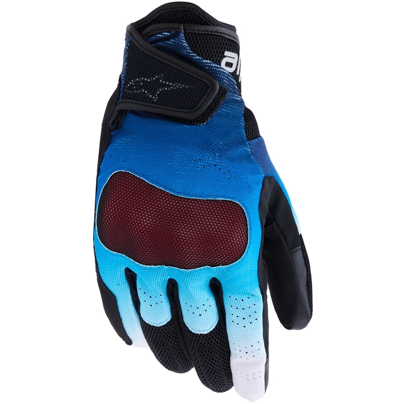 Alpinestars Mogress Airflow motorcykelhandsker blå-sort-hvid