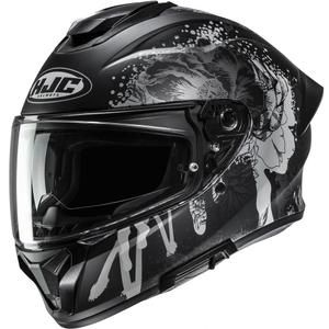 Fullface motorcykelhjelm HJC C71 Roko MC5SF sort-grå