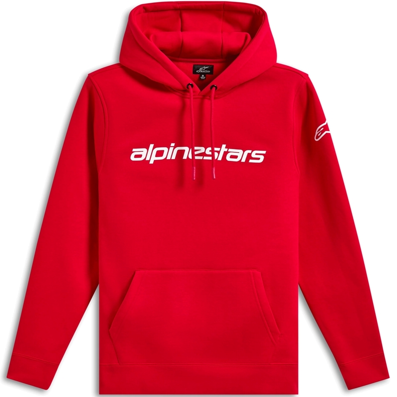 Alpinestars Wordmark Hættetrøje 3 rød-hvid