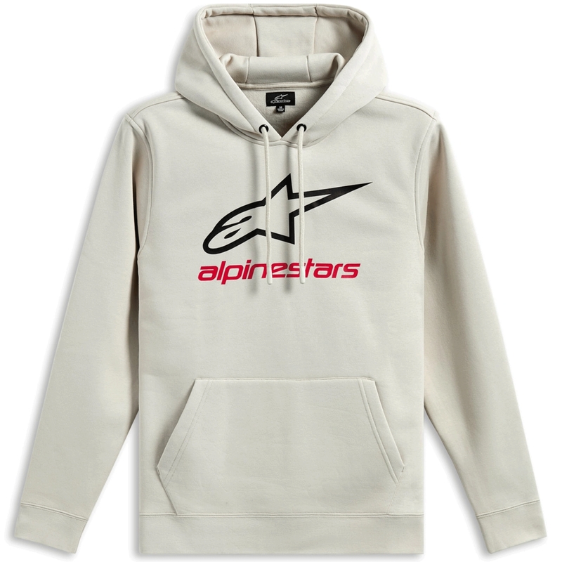 Alpinestars Always Hoodie 3 cremehvid-sort-rød