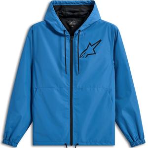 Alpinestars Speeder CHronium Windbreaker jakke blå-sort
