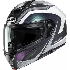 Flip-up motorcykelhjelm HJC C92 Sirius MC10 sort-hvid