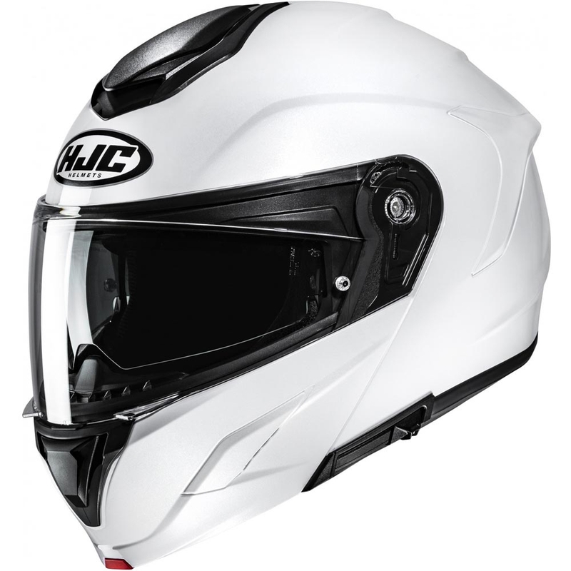 Flip-up motorcykelhjelm HJC C92 Solid perlehvid