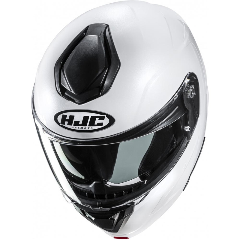 Flip-up motorcykelhjelm HJC C92 Solid perlehvid
