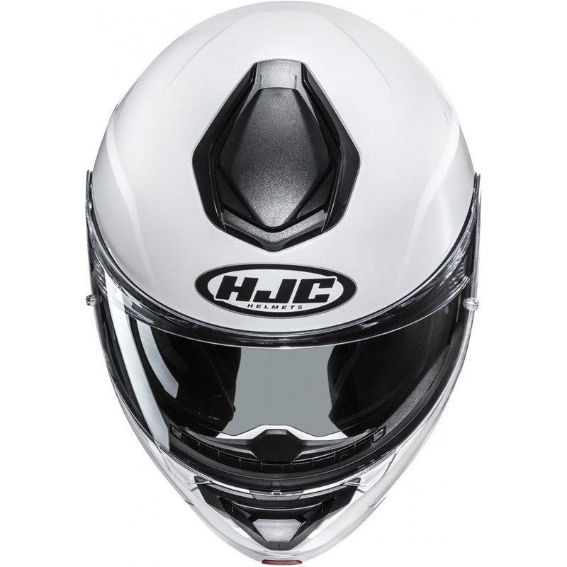 Flip-up motorcykelhjelm HJC C92 Solid perlehvid