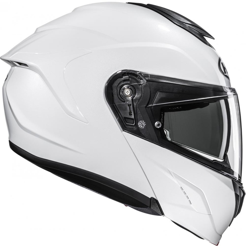 Flip-up motorcykelhjelm HJC C92 Solid perlehvid