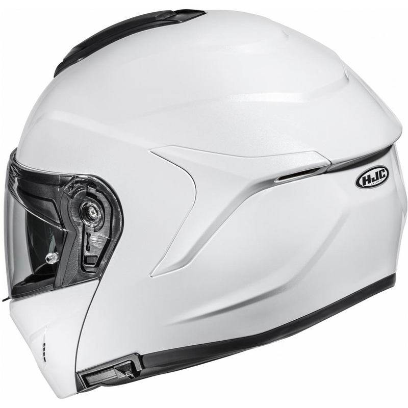 Flip-up motorcykelhjelm HJC C92 Solid perlehvid