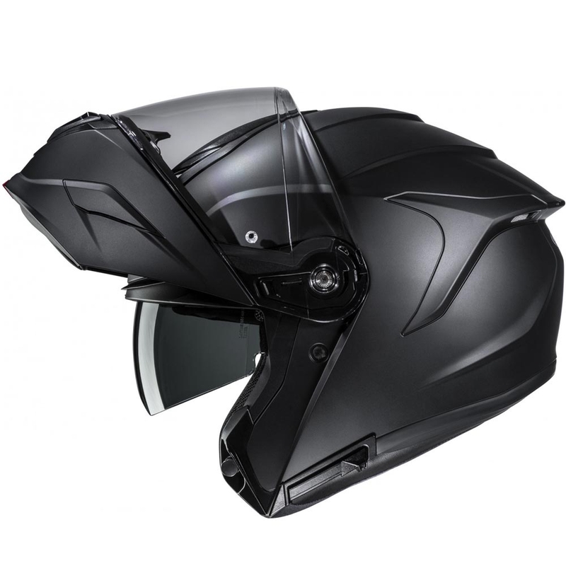 Flip-up motorcykelhjelm HJC C92 Solid semi-mat sort