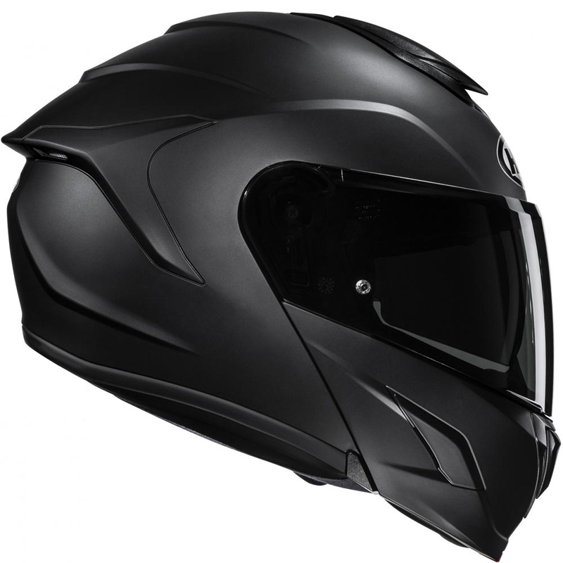 Flip-up motorcykelhjelm HJC C92 Solid semi-mat sort