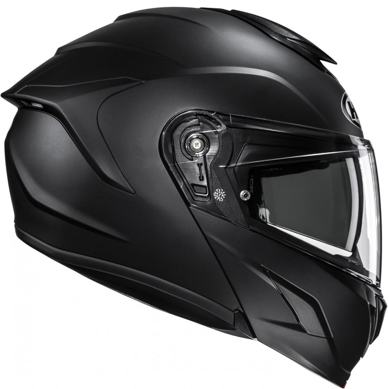 Flip-up motorcykelhjelm HJC C92 Solid semi-mat sort