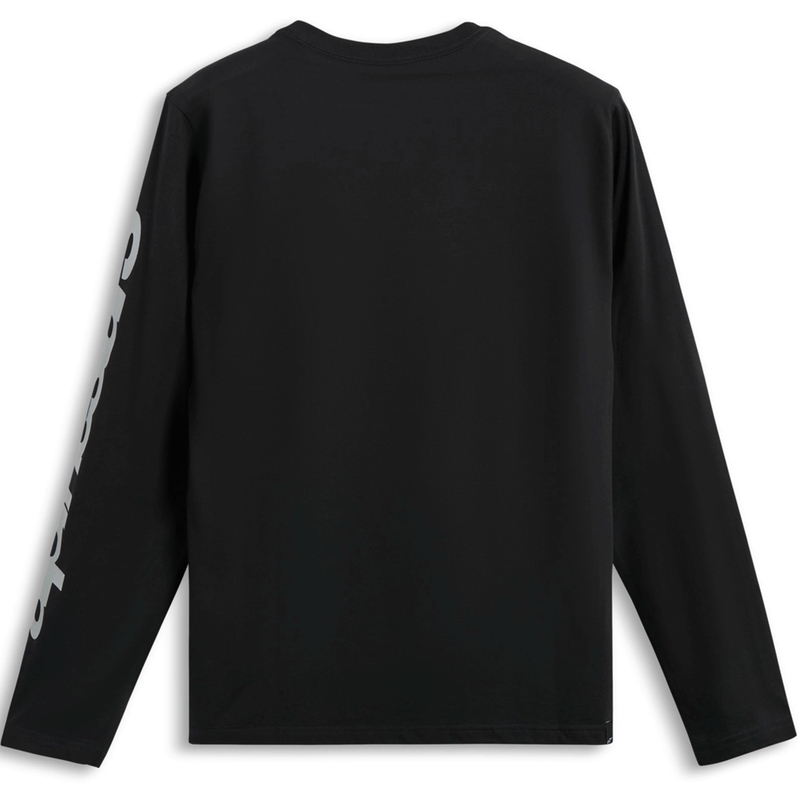 T-shirt Alpinestars Trackside CSF Langærmet, Sort/Hvid