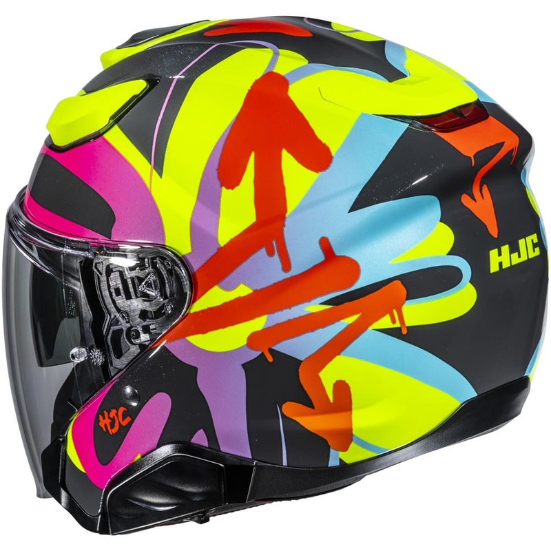 Åben motorcykelhjelm HJC F31 Sora MC38 sort